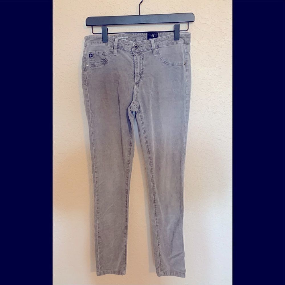 AG Adriano Goldschmied skinny Cord super skinny Leggings Grey Size 28R
